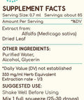 Alfalfa A60 Alcohol Herbal Extract Tincture, Concentrated Liquid Drops Natural Alfalfa (Medicago Sativa) (2 fl oz)
