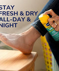 Dr. Scholl S Odor-X No Sweat Dry Foot Spray 3.8 Oz - 24-Hour Perspiration Control Stay Fresh & Dry Limits Wetness & Excessive Sweat Keeps Feet Dry To Help Prevent Blisters Great For Men & Women