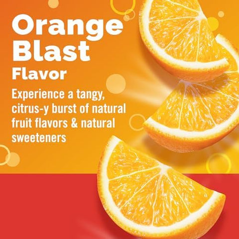 EmergenC Chewable Vitamin C 1000Mg With B Vitamins And Antioxidants Tablet (40 Count Orange Blast Flavor) Dietary Supplement