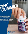 Trace Minerals Zinc Gummies - Chewable Zinc Supplement With Elderberry - Supports Immune System Health - Supplement To Aid Healthy Digestion & Development - Elderberry, 60 Gummies (30 Servings)