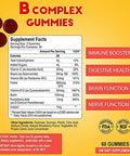 Alfa Vitamins Vitamin B Complex Gummies With Vitamin B12 B7 As Biotin B6 B3 As Niacin B5 B6 B8 B9 As Folate For Stress Energy Nerve Function And Healthy Immune System 60 Gummies