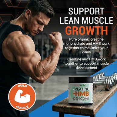 Livegood Creatine Monohydrate With Hmb For Lean Muscle Growth & Recovery Hmb Creatine Powder For Men And Women Unflavored Creatine 30 Servings