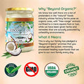 Coconut Country Living's Extra Virgin Coconut Oil - Cold Pressed, Unrefined organic Superfood for Hair, Skin, Beauty, Cooking - Keto & Paleo Diet Friendly - 6.76 oz