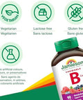 Jamieson Delicious Chewable Formula B Complex Berry Bliss 90 Tablets