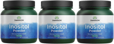 Swanson 100% Pure Inositol Powder - (8oz) 3 Pack