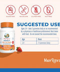 Maryruth'S Maryruth Organics Multivitamin For Women And Men Sugar Free Adult Multimineral Gummy With Vitamin C D And E B Vitamins Biotin Zinc Vegan Non-Gmo Gluten Free 60 Count