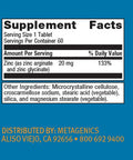 Metagenics Zinc A.G. GI-Friendly Highly Absorbable Zinc 60 servings