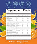 OmegaVia Sugar Free Kids Multivitamin Chewies Daily Chewable Gummy Vitamins for Kids 3+ Vitamin A C D3 E B6 and B12 Folate and More Natural Orange Flavor 30 Count