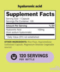 Wellah Hyaluronic Acid Supplement For Women (100Mg) 120 Capsules