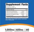 Nutricost Calcium Magnesium & Zinc Tablets 1415 Mg 180 Tablets Vitamin / Mineral Blend Supplement 60 Servings Gluten Nongmo