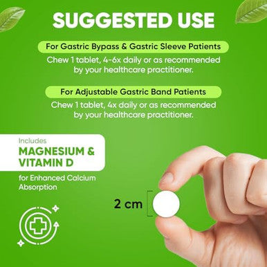 Barislim Bariatric Calcium Citrate With Magnesium And Vitamin D Tabs - 500 Mg Of Calcium Citrate Per Serving - Formulated For Patients After Weight Loss Surgery Tropical Punch (90 Servings)