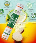 Pure Nutrition Vitamin C and Zinc 40 Effervescent Tablets (20 X 2) Orange Flavour 1000Mg Amla Extract Supports Skin Immunity and Daily Wellness For Men and Women