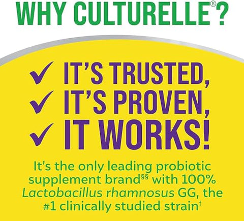 Culturelle Pro Strength Daily Probiotic Capsules Probiotics For Men & Women 60 Count 2 Months Culturelle Baby Immune & Digestive Support Probiotic Vitamin D Drops 0-12 Months 30 Day Supply 9Ml