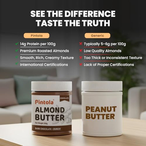Pintola Almond Choco Spread (Crunchy) (200g)