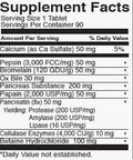 Digestive Enzymes Supplement - Includes Purified Ox Bile Salts - Tablets For No Gallbladder Sufferers - Enzyme For Digestion & Gas Relief - Helps Bloating, Acid Reflux, Constipation & Repair Leaky Gut