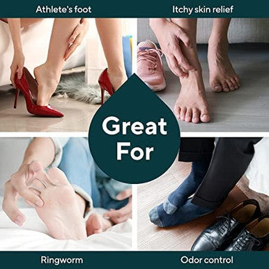 Athletes Foot Spray Extra Strength Natural Ingredients Itchy Skin Relief Ringworm Jock Itch Odor Apple Cider Vinegar Remedy For Men Women Marie Originals