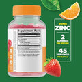 Lifeable Calcium Magnesium Zinc & Vitamin D + Zinc 50Mg Gummies Bundle Great Tasting Vitamin Supplement Gluten Gmo Chewable