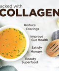 Country Farms Skinny Broth Instant Beef Bone Broth 10G Protein Collagen Type Iii Promotes Better Digestion Bone Health 7 Day Plan 715G Packets