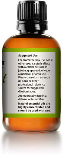 Pure Peppermint Essential Oil, Pure and Natural, Therapeutic Grade Peppermint Oil, Huge 4 ounces Glass Bottle