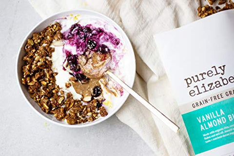 Purely Elizabeth, Vanilla Almond Butter, Keto Granola with MCT Oil, Grain-Free (6 Ct, 48oz Bulk)