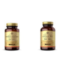 Solgar Methylcobalamin Vitamin B12 5000 Mcg Nuggets - Supports Energy Active B12 Form Non-Gmo & Vitamin B1 (Thiamin) 500 Mg 100 Tablets - Energy Metabolism Healthy Nervous System