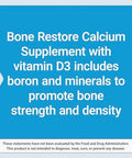 Life Extension Bone Restore ÃƒÂ¢Ã¢â€šÂ¬Ã¢â‚¬Å“ Helps Maintain Healthy Bone Density - Calcium, Vitamin D3, Magnesium, Zinc, Boron And Other Bone-Healthy Minerals - Non-Gmo, Gluten-ÃƒÂ¢Ã¢â€šÂ¬Ã¢â‚¬Å“ 120 Capsules
