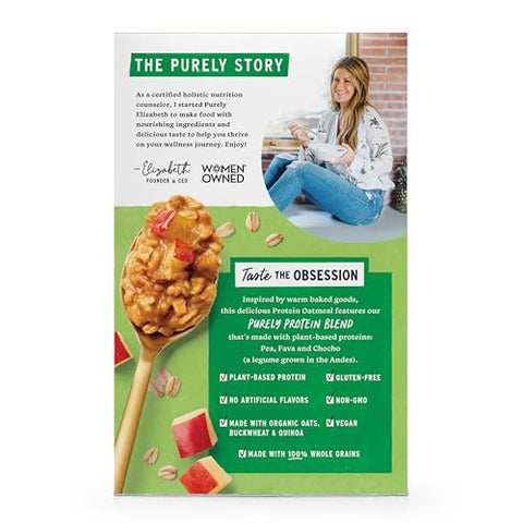 Purely Elizabeth Apple Harvest Crumble Instant Protein Oatmeal, 7.6 Ounce