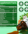 Lukaree Wormwood Black Walnut Clove Tincture " Natural Gut Cleanse Detox For Humans " Support Digestive Health With Lglutamine Prebiotic Soursop Turmeric 5X Absorption Vegan Gluten 4 Fl.Oz