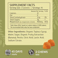 HERBAMAMA LMethylfolate and Magnesium Kit Bundle of 15 mg LMethylfolate and 400 mg Magnesium Citrate Gummies Vegan NonGMO GelatinFree 2 Pack