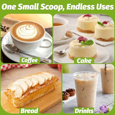 7 oz Pure Stevia Extract Powder Highly Concentrated Stevia Powder Sweetener Zero Calorie No Additives Natural Sugar Alternative for Drinks Baking & Desserts Includes Measuring Scoop