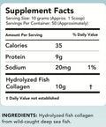 Amandean Marine Collagen Powder 17.6 Oz. Wild-Caught Hydrolyzed Fish Collagen Peptides for Women & Men. Type 1 & 3 Collagen Protein Supplement. Amino s for Skin, Hair, Nails, Joints. Keto Friendly
