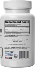 Superior Labs GABA Supplement 750mg Maximum Strength Mood Enhancement Natural Relief of Simple Nervous Tension Promotes Mood Balance Sleep Quality and Natural Brain Function