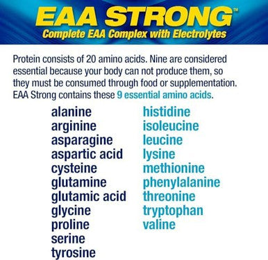 Maximum Human Performance Mhp Eaa Strong Amino Acid Supplements All 9 Essential Amino Acids Bcaas Electrolytes Blue Raspberry 1.2 Pound
