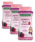 Nature'S Bounty Optimal Solutions Women'S Multivitamin Immune And Cellular Energy Support Bone Health Raspberry Flavor 80 Gummies 40 Total Servings (Pack Of 3)