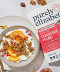 Purely Elizabeth Ancient Grain Granola, Certified Gluten-free, Vegan & Non-GMO | Coconut Sugar | Delicious Healthy Snack | Cranberry Pecan | 12oz