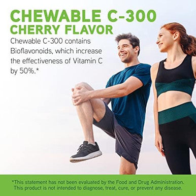 Davinci Labs Chewable C300 Vitamin C Supplement To Support Immune Health Cholesterol And Collagen Production With Vitamin C Pectin And More Gluten Cherry Flavor 90 Vegetarian Tablets