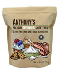 Anthony's Erythritol Granules, 5 lb, Non GMO, Sweetener, Keto & Paleo Friendly