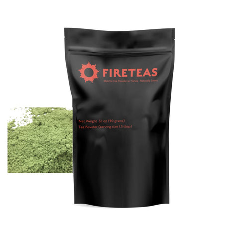 FIRE TEAS Monk Fruit Powder - All Natural Sugar Free Sweetener - No Erythritol, Keto & Paleo Diet Friendly, No Aftertaste, Zero Calories, Zero Carbs, Healthy