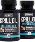 ONNIT Antarctic Krill Oil 1000mg Per Serving No Fishy Smell or Taste Packed with Omega3s EPA DHA Astaxanthin Phospholipids Supports Healthy Joints Brain Heart and Blood Pressure