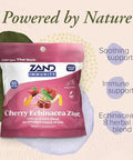 Zand Immunity Cherry Ecea Zinc Throat Lozenges 2 Pack - Good-For-You Dry Mouth Lozenges - Immune Support Supplement With Zinc 5Mg - Soothe A Dry Throat - Natural Flavor Gluten 50Ct Ea