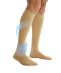 Curad Knee-High Compression Hosiery 8-15 mmHg Short Length Small Pair Beige