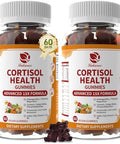 Lukaree Cortisol Supplements For Women & Men 15 In 1 Cortisol Reducer Manager Cortisol Calm Gummies With Ashwagandha Magnesium Ltheanine Gaba For Mood Focus Sleep Vegan Sugar 60 Ct.