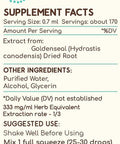 Goldenseal Root A120 (2pcs) Alcohol Herbal Extract Tincture, Super-Concentrated Responsibly farmed Goldenseal (Hydrastis Canadensis) Dried Root (2x4 fl oz)