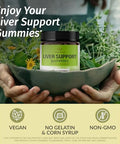 Herbamama Liver Support And Milk Thistle Kit - Bundle Of Liver Support Complex & 1500Mg Milk Thistle Gummies - Vegan Non Gmo Gelatin- - 2 Pack