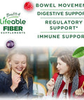 Lifeable Prebiotic Fiber Gummies For Adults 5G Great Tasting Fiber Supplement Gummies Prebiotic Gummies For Digestive Health High Fiber Gummies For Women Men 90 Gummies