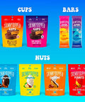 SkinnyDipped Super Dark Chocolate + Sea Salt Almonds Vegan Healthy Snack Plant Protein Gluten 3.5 oz Resealable Bags Pack of 10
