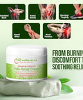 Nervereverse Nutrition For Nerves Nervereverse Neuropathy Pain Relief Cream For Feet Hands Legs Toes. Large 4 Oz. Jar. Fastacting Maximum Strength Cream With 4% Menthol Msm Lcarnitine Larginine Vitamin E Vitamin B6