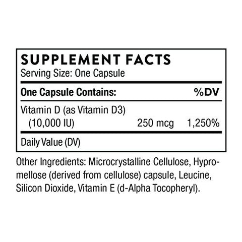 Thorne - Bone Health Bundle - Vitamin D3 & Vitamin K - Supports Healthy Bones Teeth Muscles Cardiovascular And Immune Function - 30 To 60 Servings