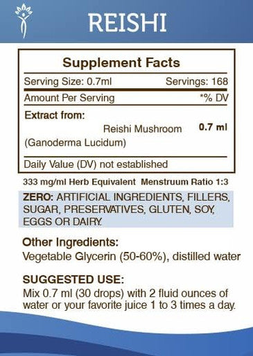 Secrets of the Tribe Reishi Tincture Alcohol-Free Extract, High-Potency Herbal Drops, Tincture Made from Reishi Mushroom Ganoderma Lucidum Immune System Health 4 oz