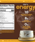 Perk Energy Original Chai Latte Flavored Drink Powder (10 Servings Stickpack) Gluten Peanut Soy